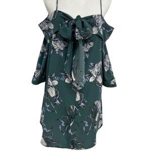 Rokoko floral off shoulder shift Dress